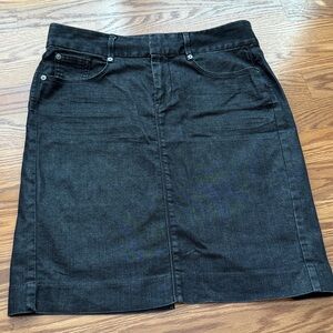 GAP Charcoal Denim Skirt